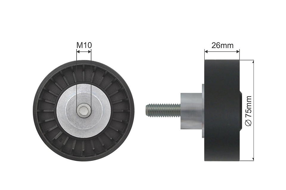 This part match OEM code: 06E 903 341 G