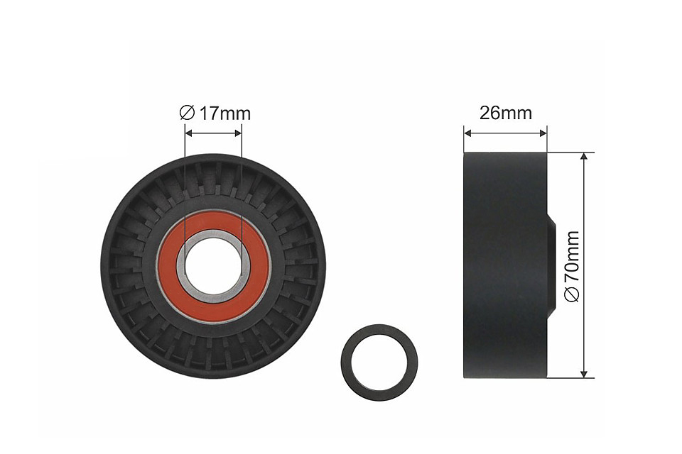 This part match OEM code: 11 28 1 427 252