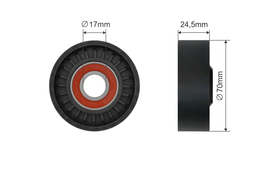 This part match OEM code: 11 28 7 512 758